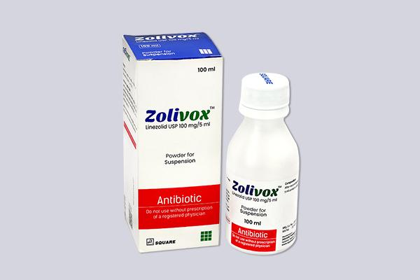 Suspension. Zolivox 100mg/5ml
